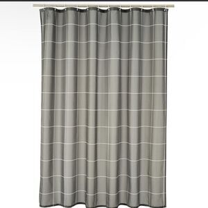 Amazon Basics Fabric Shower Curtain With Grommets And Hooks - 72 X 72 Inch,